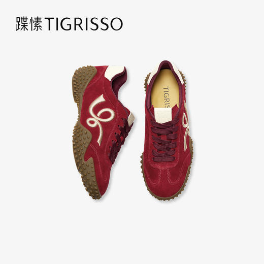 【云粉节】BF楼蹀愫26年春新红色增高4赛车德训运动休闲板鞋吊牌价1598活动价999 商品图1