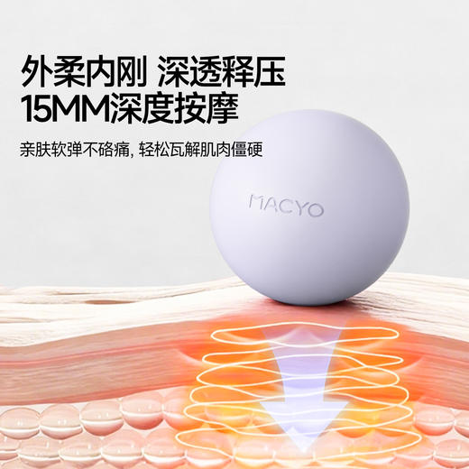 MACYO/麦克羊花生球筋膜球肌肉放松颈膜球腰背部足底按摩球脚底 商品图3
