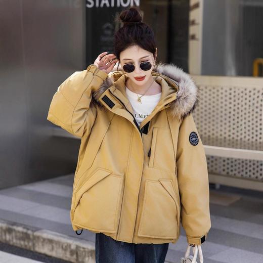 新国标90白鸭绒加肥加大码胖mm200斤中长款孕妇羽绒服外套女2515 商品图1