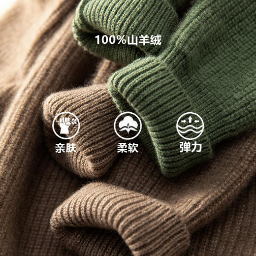 LP同款~100%纯山羊绒秋冬拉链立领羊绒衫女毛衣外套CYR25168 商品图1