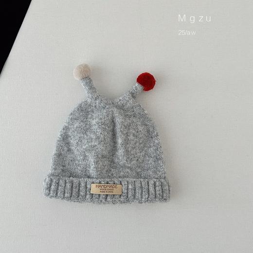 【好看又保暖❗️宝宝冬季帽子】冬天毛线帽韩版可爱超萌触角针织帽小月龄保暖加厚套头帽。re 商品图6