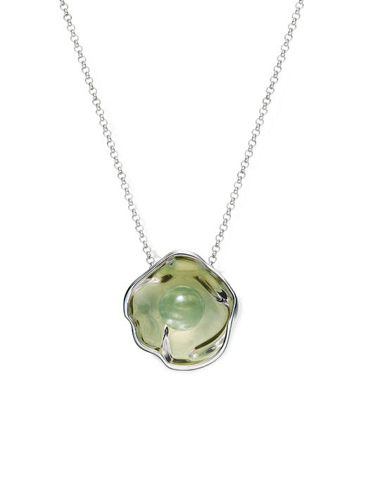 APPLOGUE｜NA2501P 光之葡萄石长项链 [ 浅绿 45+15CM ] 商品图0