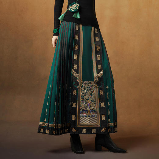 【林栖设计小店】万福今安|马面裙恭王府联名2026早春新款半身裙女1961002 商品图9