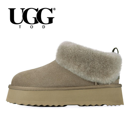 澳洲UGG新款厚底翻毛口羊毛雪地靴 商品图11