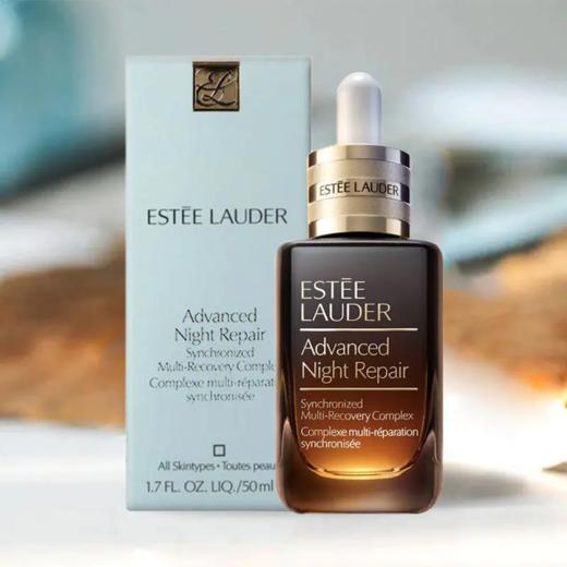 EsteeLauder雅诗兰黛小棕瓶精华露50ml+小棕瓶眼霜15ml  A-5608（效期精华27-1；眼霜28-2） 商品图3