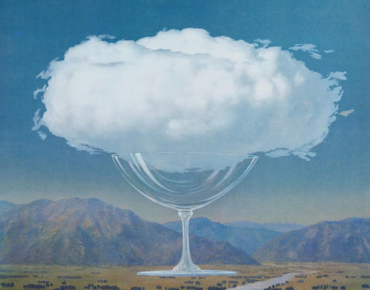 独角鹿西洋古董2010年法国巴黎Art-Lithographies出版雷内·马格利特图版签名限量彩色石版画作品《La Corde Sensible 心弦》 商品图2