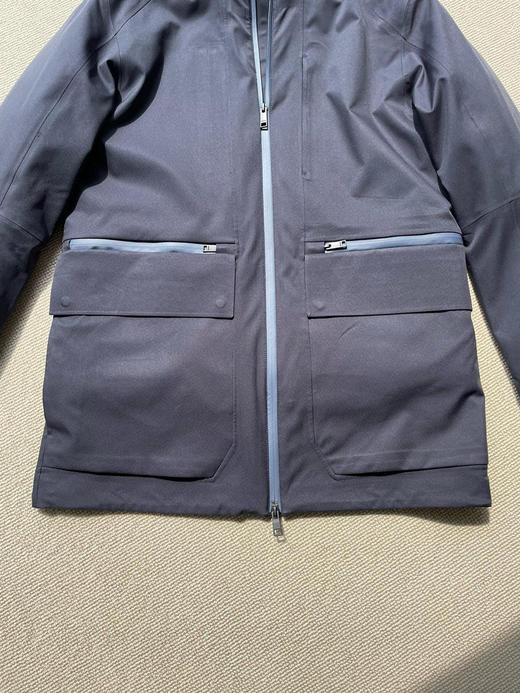 129-5 高端男士入 渠道圆 ZA防水连帽风衣式羽绒服 有码换码 不退货‼️老朱穿48码 商品图4