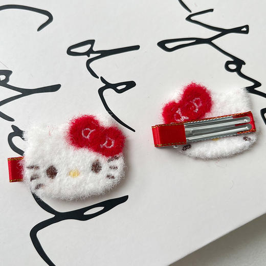 蝴蝶结猫咪对夹发夹-纪念日百货门店同款167745434 商品图1
