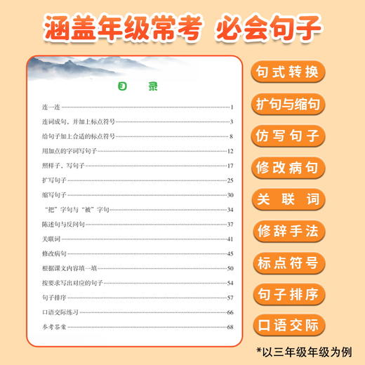 【2026新学期】 句子训练 一二三年级 上册仿写句子训练方法技巧 商品图3