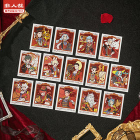 《非人哉官方店》盛装舞步系列拍立得盲盒动漫角色UV收藏卡牌新年礼物