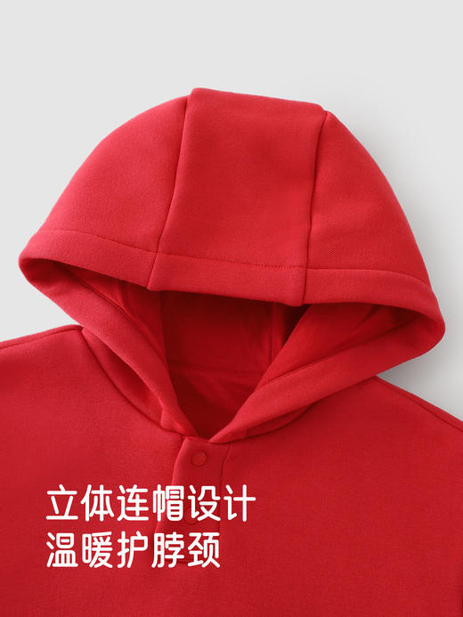 英氏儿童卫衣连帽套头衫针织新年男童男宝宝秋冬新款YREDJ4R032A 商品图3