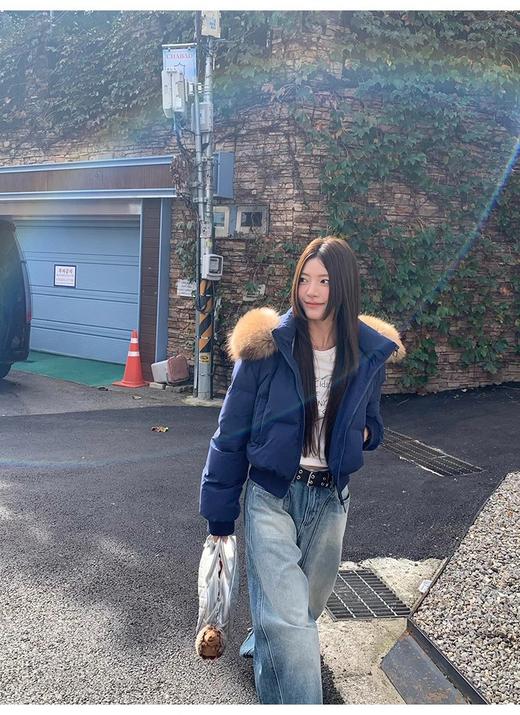 【高品质私服】【芬兰雪境羽绒服】3色可选！上身超显脸小，⁩短款收腰版型显瘦又显高！⁠零下穿毫无压力【无标出货 介意慎拍】WD 商品图7