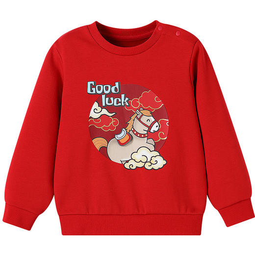 【实体店同款】男童圆领长袖卫衣春季新款安奈儿童装XB611008 商品图6