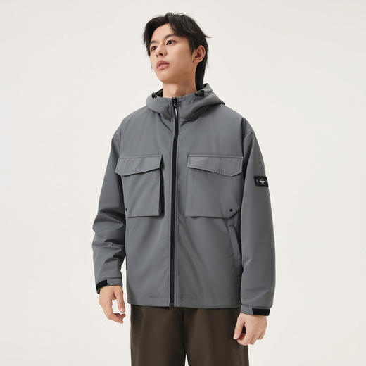 gxg.jeans男装秋季工装连帽夹克外套J24X213118 商品图2