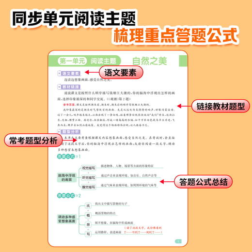 【2026 新学期】 阅读理解强化训练1-6年级上册 课外阅读理解强化训练 商品图1