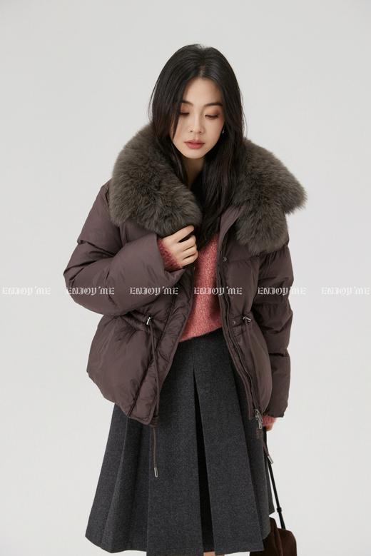 【门店同款】ENJOY冬季“暖冬软糖”爱心狐狸毛羽绒服 167695369 商品图1