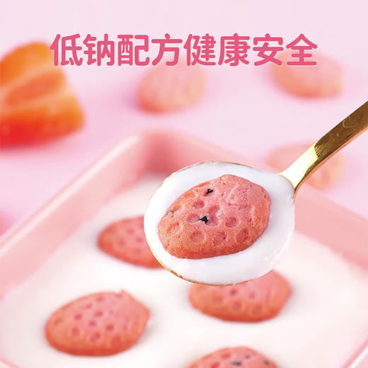 窝小芽草莓饼干65g 商品图2
