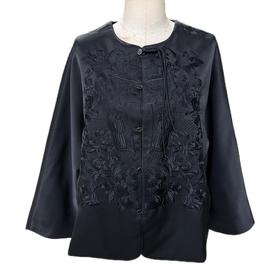 Famecoco范可儿秋冬款新中式短款上衣外套FAD8AE206