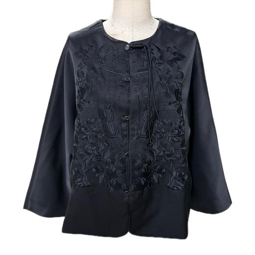 Famecoco范可儿秋冬款新中式短款上衣外套FAD8AE206 商品图0