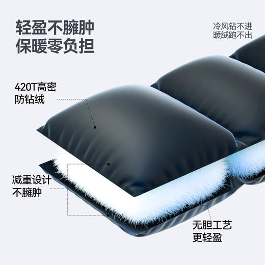 【校服叠穿神器】男女童短款羽绒服冬季新款安奈儿童装EM545712 商品图3