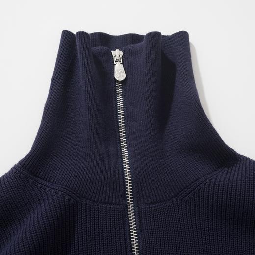 男款条纹半拉链针织毛衣la006 商品图2