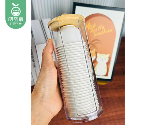 【预售-4月8日配送】觅咻亚克力功夫茶杯收纳罐/1个 商品图4