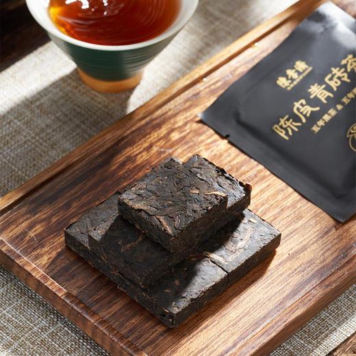 陈李济五年陈皮青砖茶礼盒 甘香醇滑送礼佳选 168g/盒 商品图2