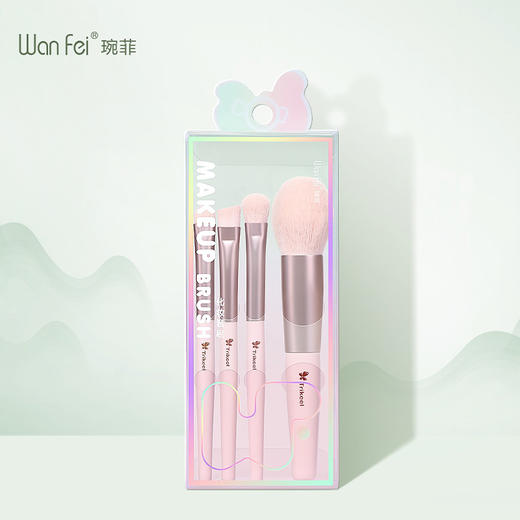 四支装化妆套刷新手化妆刷套装眼影散粉遮瑕初学者刷子-纪念日百货门店同款168246186 商品图3