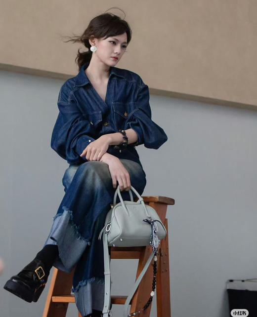 Songmont山下有松循迹mini保龄球包斜挎波士顿小包120901 商品图4