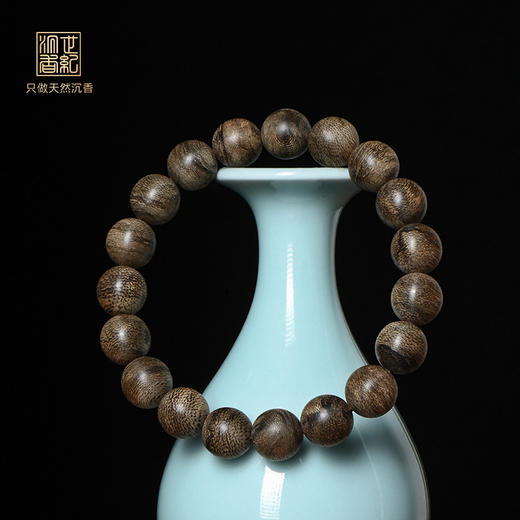 天然文莱沉香手串 11.5mm*19颗 12克 SP12028 商品图0