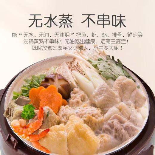 78度煮柴火饭 煲汤拒绝嘌呤 找回妈妈的味道 无水烤鸡烤红薯多功能营养锅 商品图2