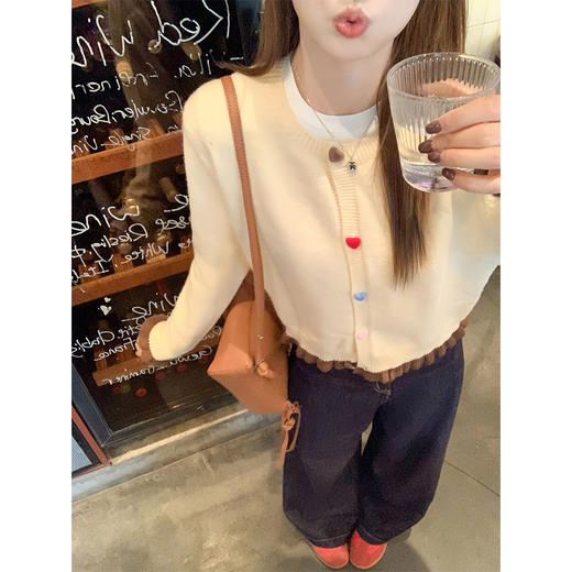 【169元任选2件】现货！ 韩系长袖针织开衫 商品图0