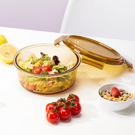 LCB267FU 乐扣乐扣 贝加尔提袋圆形玻璃保鲜盒二件套 商品图9