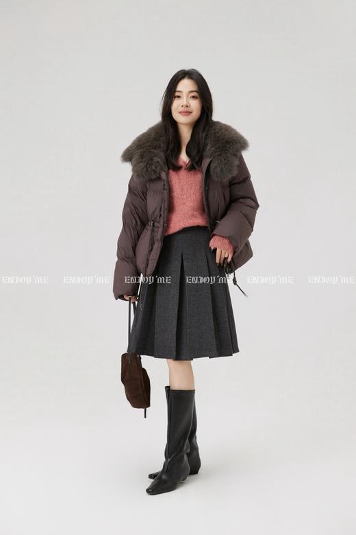【门店同款】ENJOY冬季“暖冬软糖”爱心狐狸毛羽绒服 167695369 商品图7