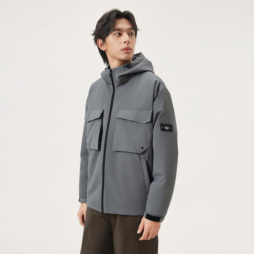 gxg.jeans男装秋季工装连帽夹克外套J24X213118 商品图1