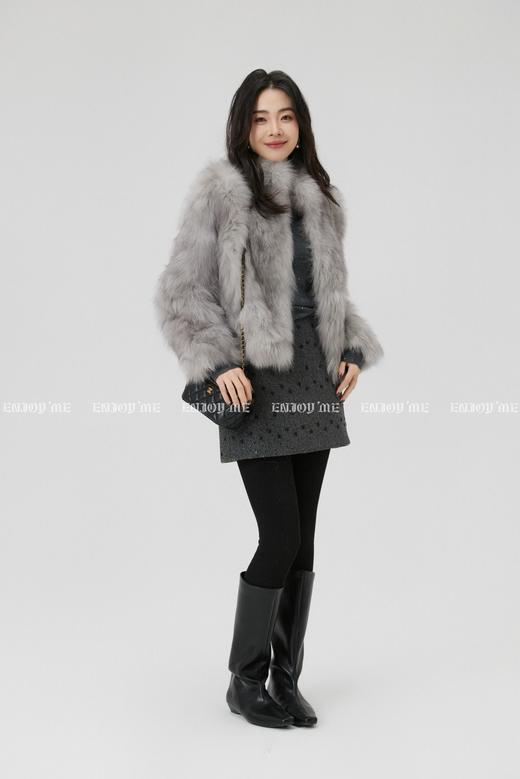 【门店同款】ENJOY冬季““暖冬知性““松岛假日皮草外套“ 167844230 商品图3