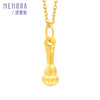 送宝宝祝福金饰 黄金足金官帽毛笔金碗丰衣足食挂坠MEMORA诗普琳HP899125（线上专供） 商品缩略图13