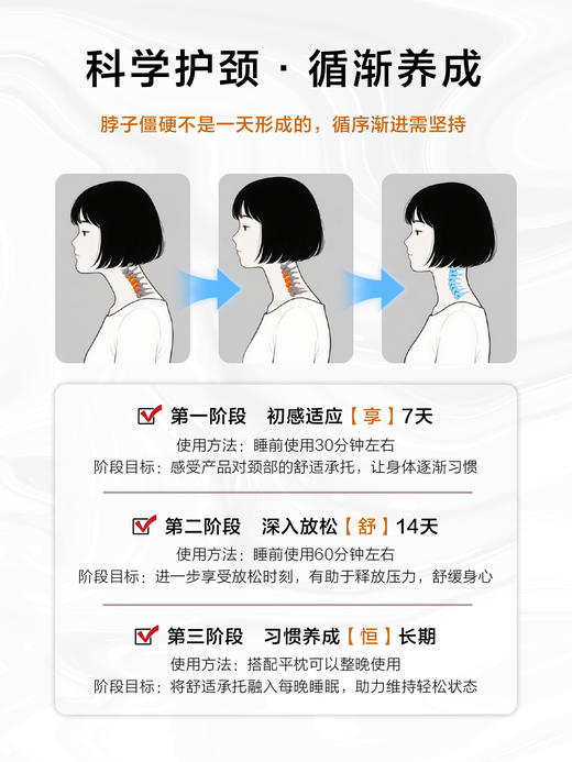 【七修良品】非遗山苍子颈椎枕养生枕头拉伸放松护颈椎赠保养 商品图5