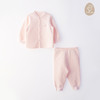 【雪绒花长袖对襟套装 】冬日刚需！宝宝外穿内搭两用0-3 岁百搭套装简约高级感 商品缩略图1