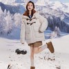 2025年新款加肥加大码胖mm200斤收腰显瘦中长款孕妇羽绒服女2409 商品缩略图2
