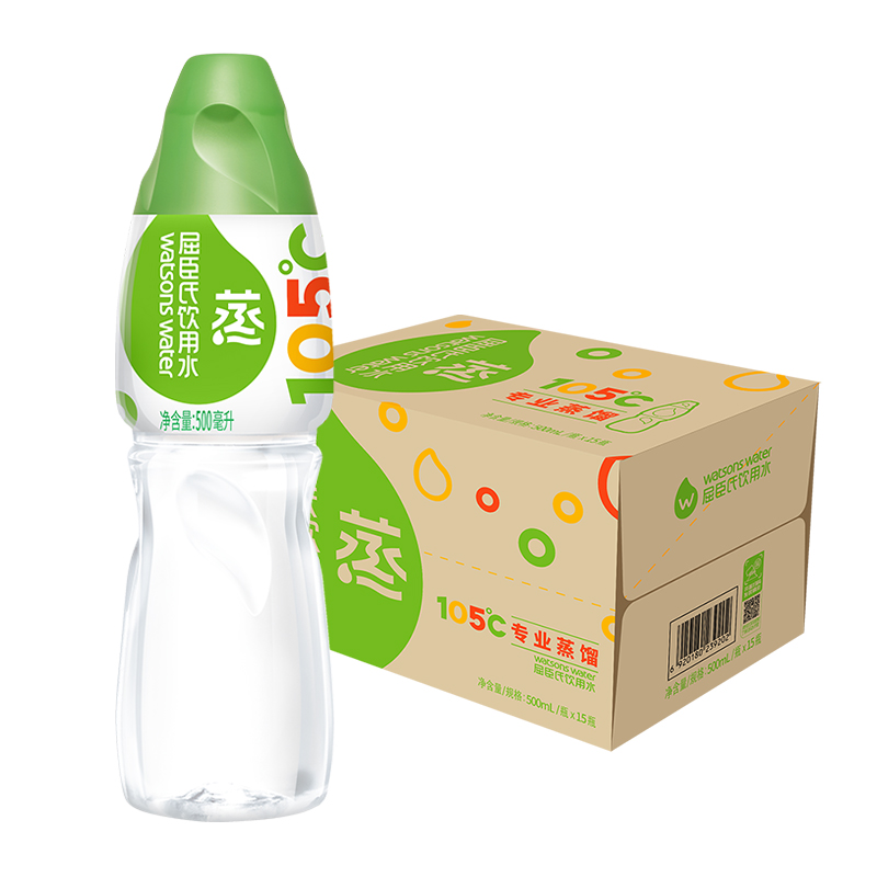 屈臣氏饮用水(蒸馏制法)500ML*15