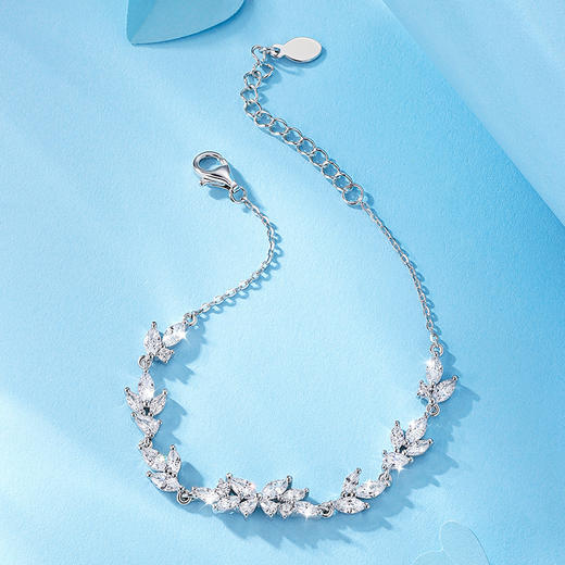 卡蒂罗/KADER 紫藤物语手链 满钻甜蜜首饰 浪漫优雅生日礼纪念日闺蜜礼赠 闪闪蝶舞闪耀银河原创设计 商品图4