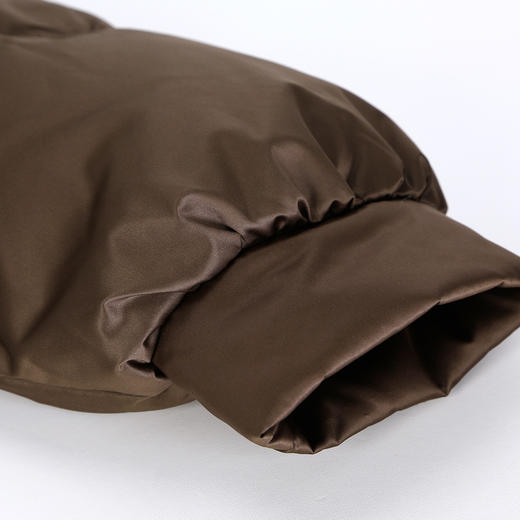 QR004斯尔丽2025冬季新款连帽腰间抽绳显瘦加厚宽松休闲一手长羽绒服 商品图7