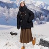 2025年新款加肥加大码胖mm200斤收腰显瘦中长款孕妇羽绒服女2409 商品缩略图1