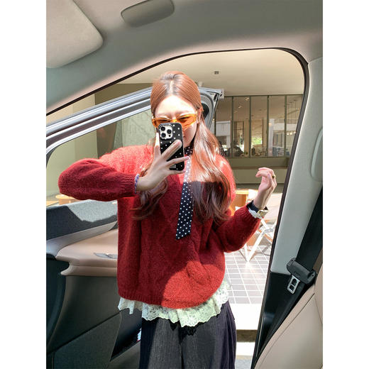 【169元任选2件】现货！ 韩系麻花套头毛衣 商品图2