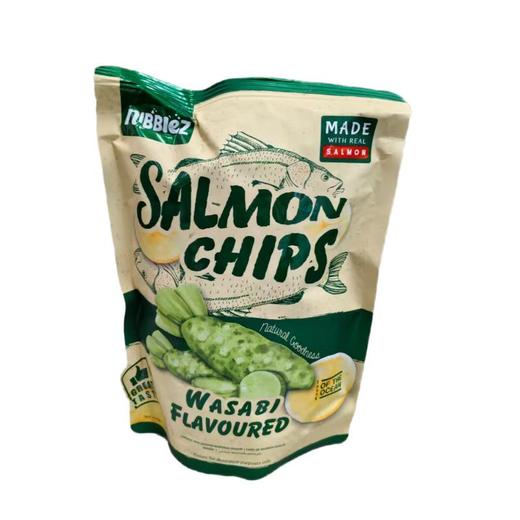 Nibblez芥末味三文鱼片（膨化食品） 50g/袋 商品图0