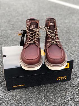 元单推土机经典款  CAT卡特男鞋牛皮休闲靴工装靴男靴