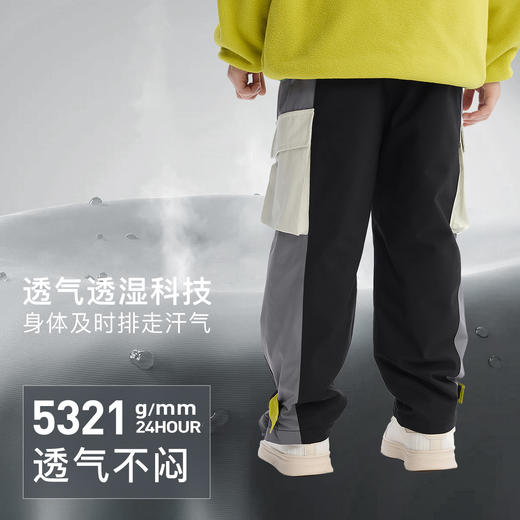 【MQD】[三防]童装儿童加厚休闲裤2025冬季新款裤子男童防风保暖 商品图2