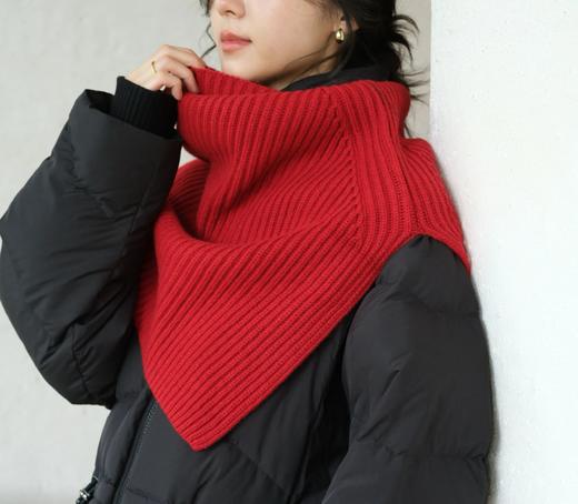 【高品质私服】【羊绒羊毛大领披肩针织围脖】复古氛围感，尤其适合秋冬无领大衣或极简外套搭配【无标出货 介意慎拍】WD 商品图1