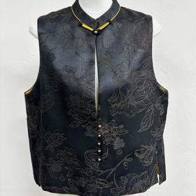 Famecoco范可儿秋款新中式马夹FAD6CA220